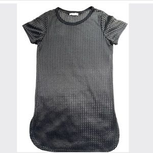 See through dotted long shirt